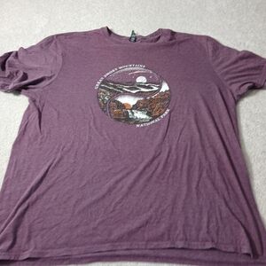 Purple Graphic Men's Shirt